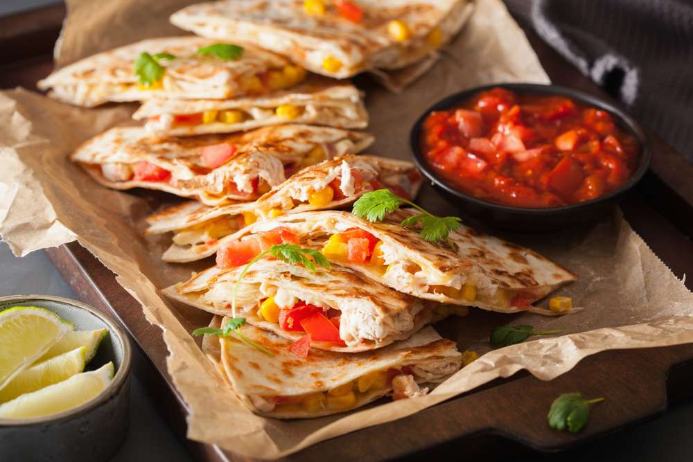 SHRIMP FAJITA QUESADILLA