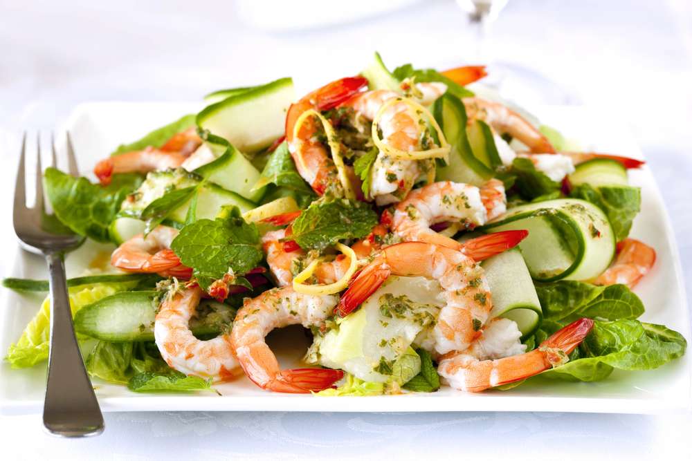 Grilled Shrimp Salad