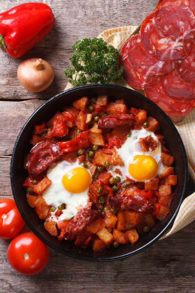Huevos Con Chorizo