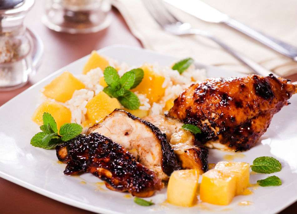 Pollo Mango Sauce