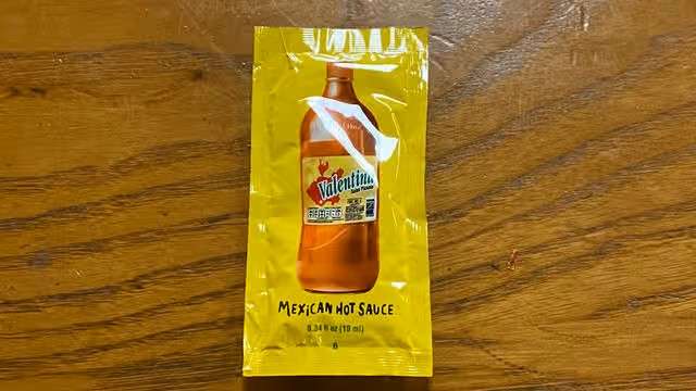 Valentina hot sauce packet