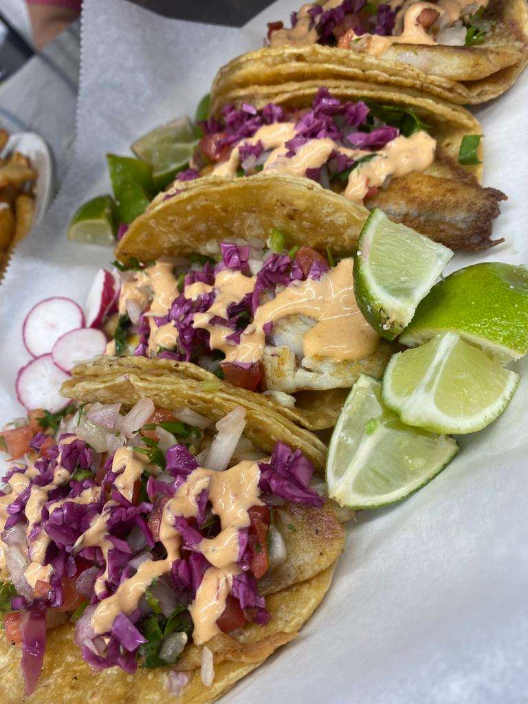 Fish or shrimp Tacos