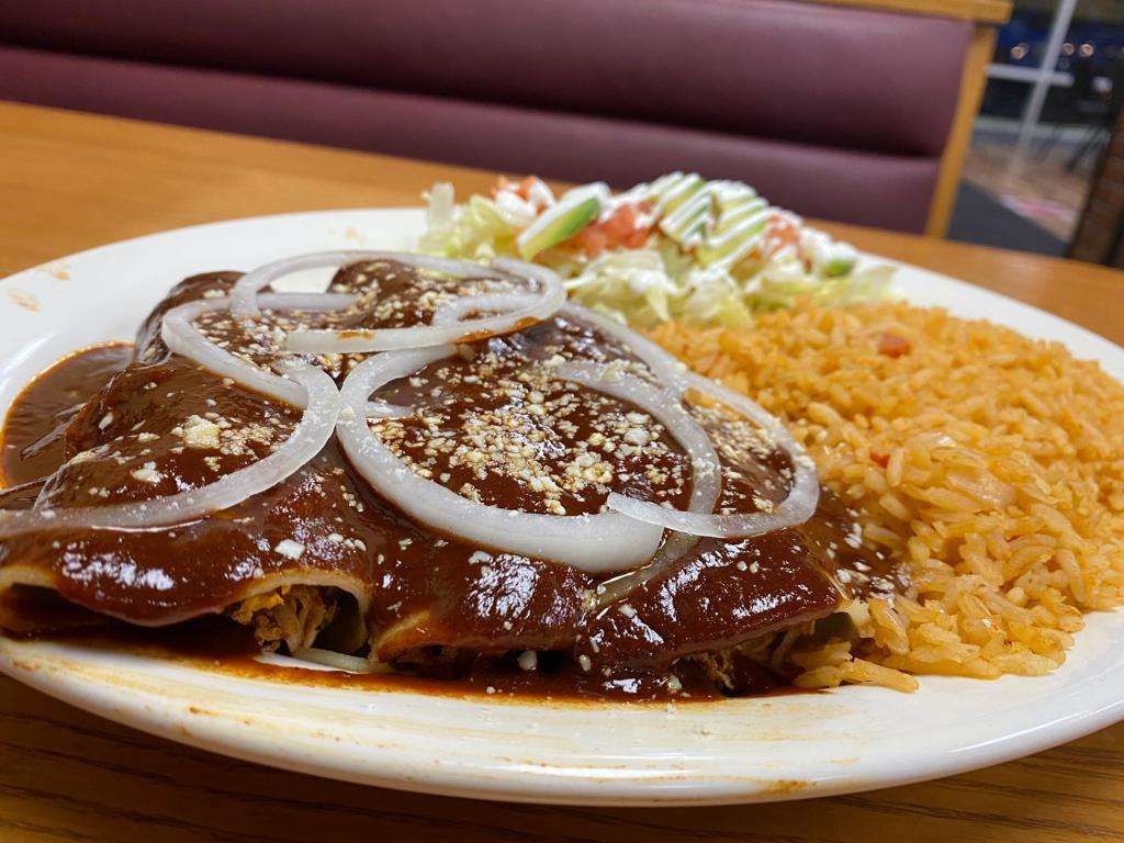 Enchiladas Roja,Verde or Mole