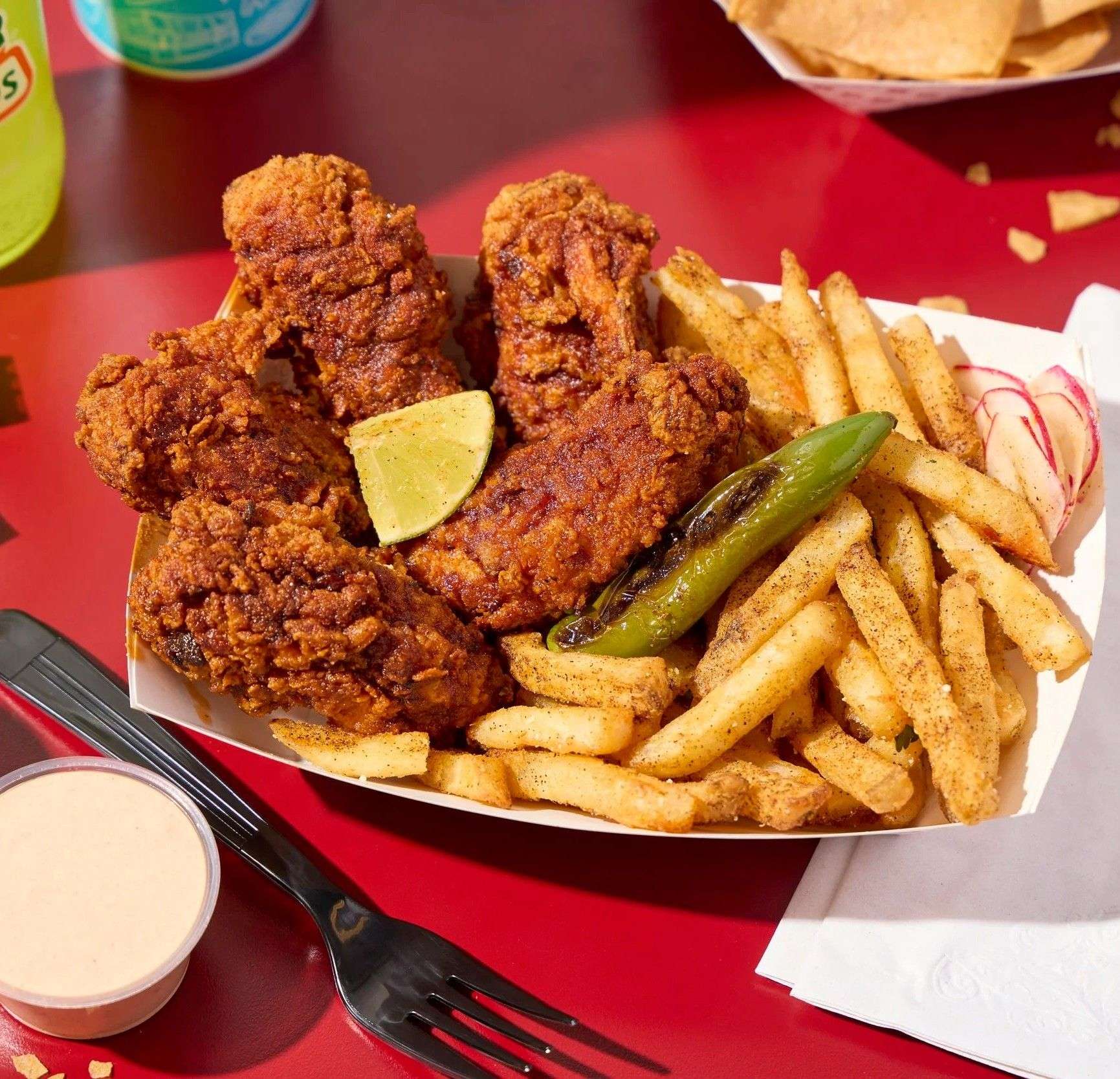 Kids Chicken tenders and Fries